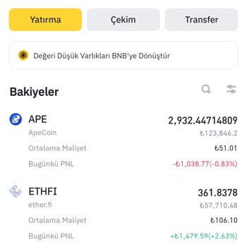 Binance Kendine Gel Artık