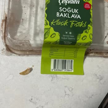 Sinangil Soğuk Baklava İçinden Tırnak Çıktı