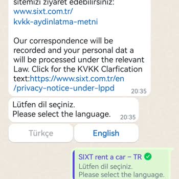 Sixt Araç Kiralama Sorunu