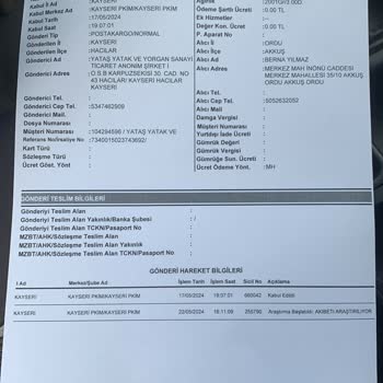 Trendyol Kayseri Pkim Kargomu Göndermiyor