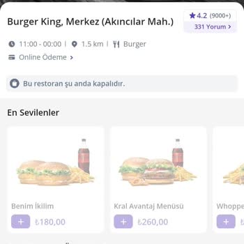 Balıkesir Burger King A******** M* Bayi Üçüncü Bekletip Kez İptal Etti