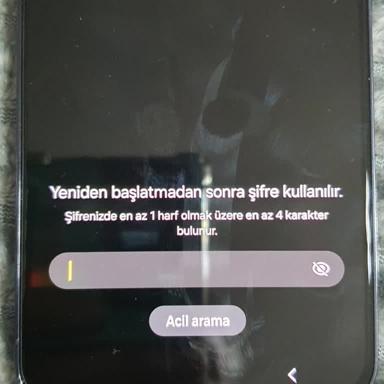 Samsung Telefon S23 Bir Bilmedim Bir Şifre İstiyor Açılmıyor