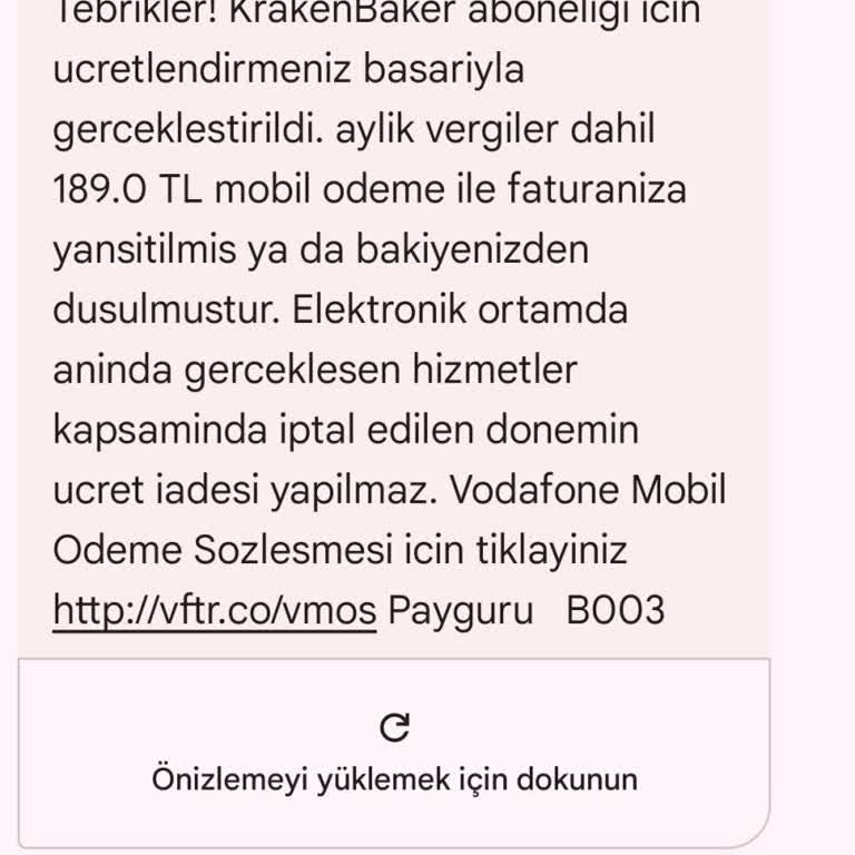 Portfun. Mobi Kraken Baker Ve Vodafone Pay İş Birliği