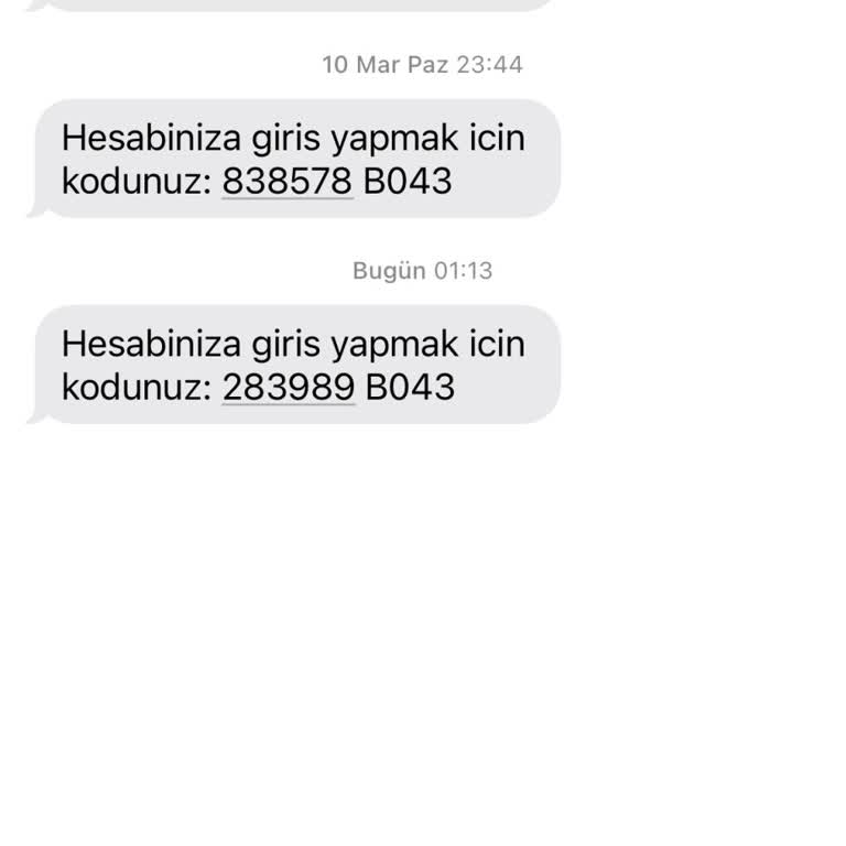 Alotell Akar Telekom Alotell'den Hesabınıza Giriş Yapabilmek İçin Kodunuz Diye SMS Geliyor.