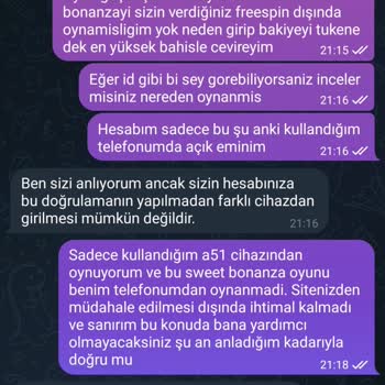 Bettilt Hesabıma Müdahale Edilmiş. Bakiyem Bitene Dek Slot Çevrilmiş.