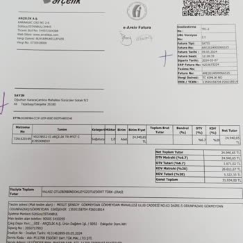 Arçelik Yanlış Ürün Montajı