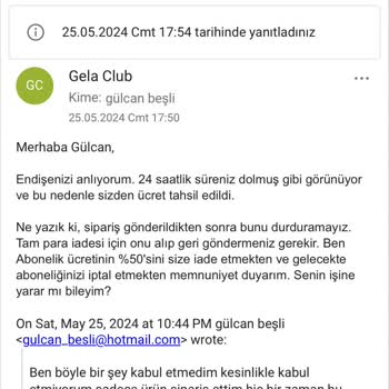Gela Club Ge&- Club Şikayet