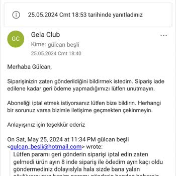 Gela Club Ge&- Club Şikayet