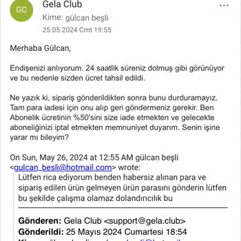 Gela Club Ge&- Club Şikayet