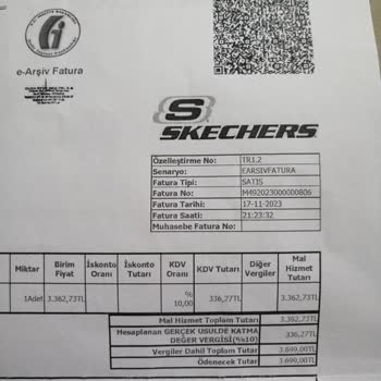 Skechers Hatalı Botunu Kabul Etmiyor