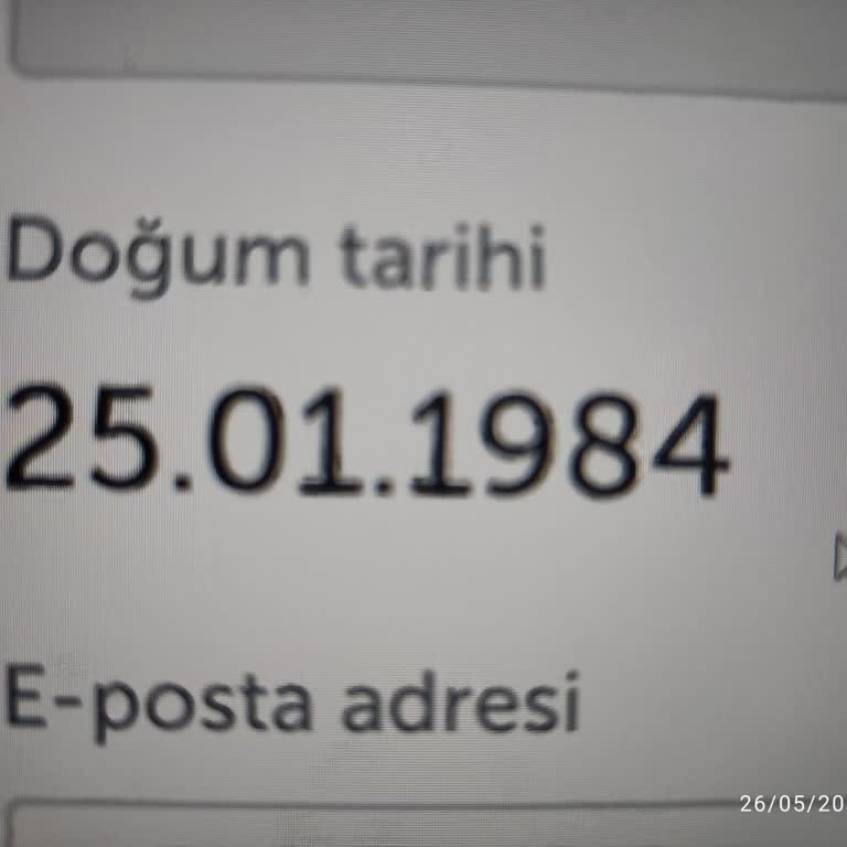 THY Doğum Tarihi Değişikliği