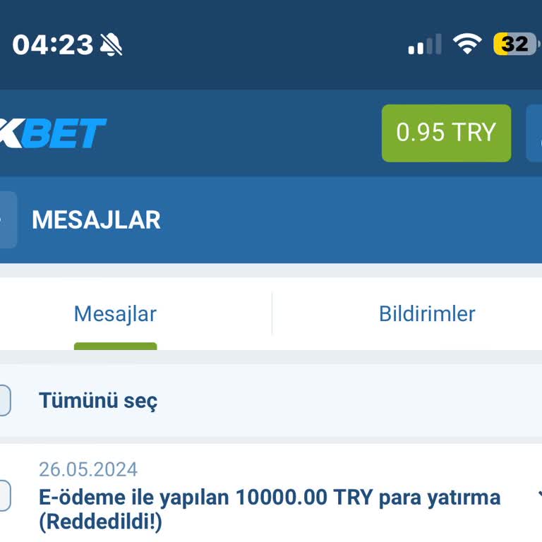 1xBet Param Yatmadı İlgilenen Yok