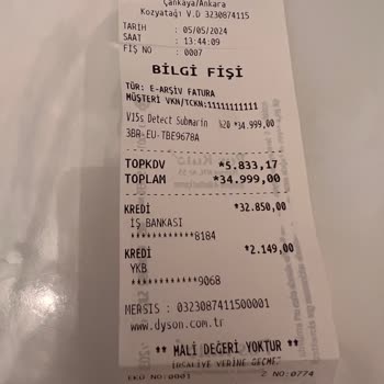 Dyson V15s Detect Submarine Boru Çizilmesi