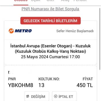 Metro Turizm Bilette Belirtilen Yere Gitmedi Yolcuyu Yolda İndirdi