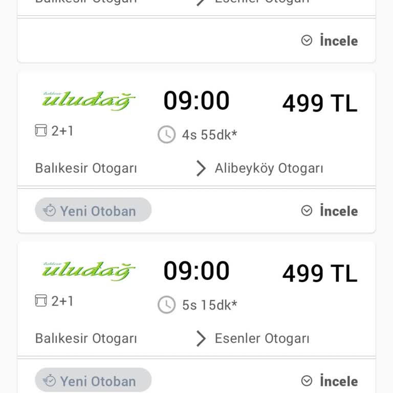 Obilet Balıkesir Uludağ Turizm Şikayetim