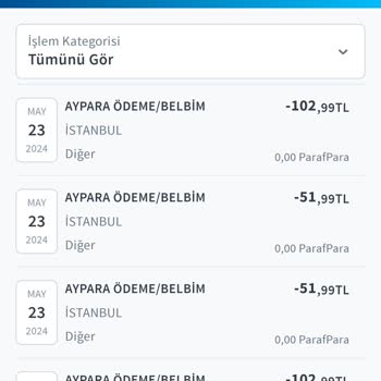 BELBİM (İstanbulkart) Yüklenmeye Bakiyenin Ödemesi Alındı