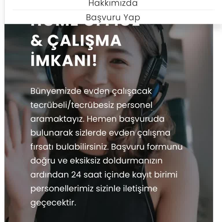 Çağrı Center Çağrı Alma Evden
