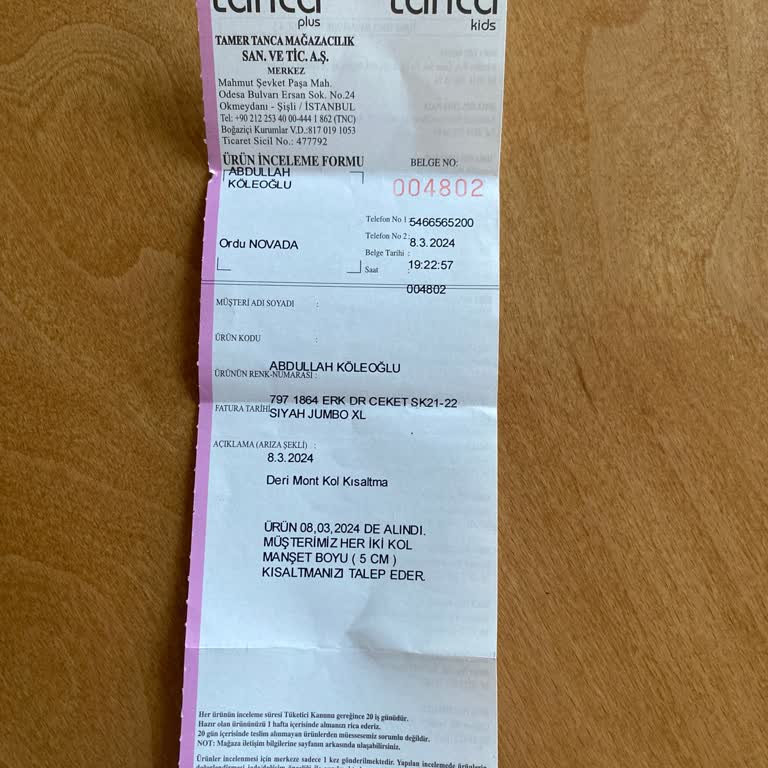 Tamer Tanca'nın Müşteri Memnuniyetindeki Mağduriyeti