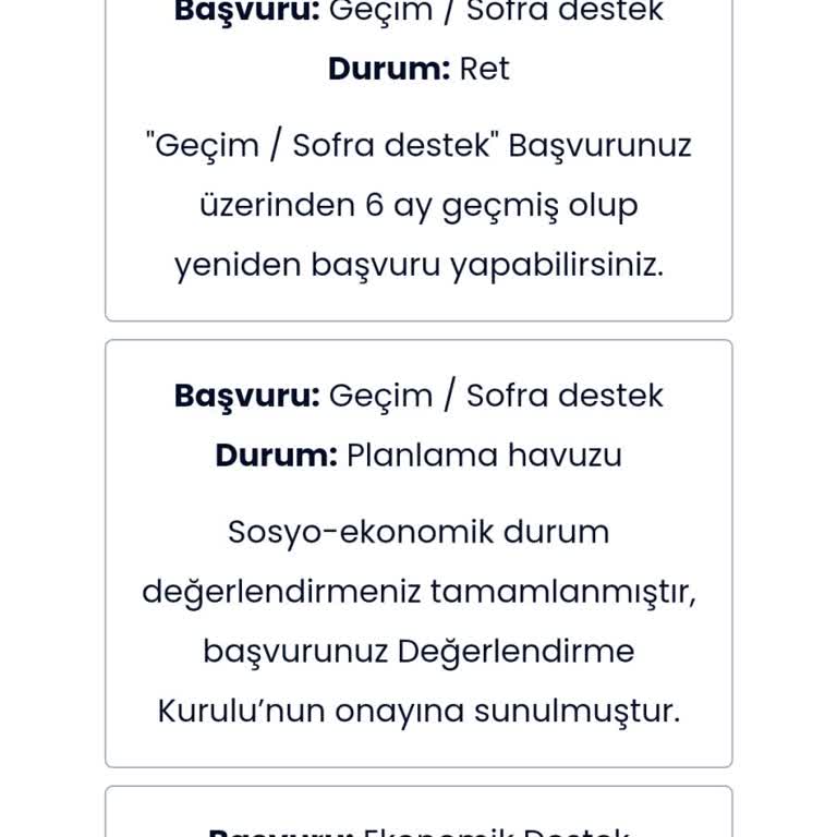 İbb Geçim Sofra Destek Yardımı