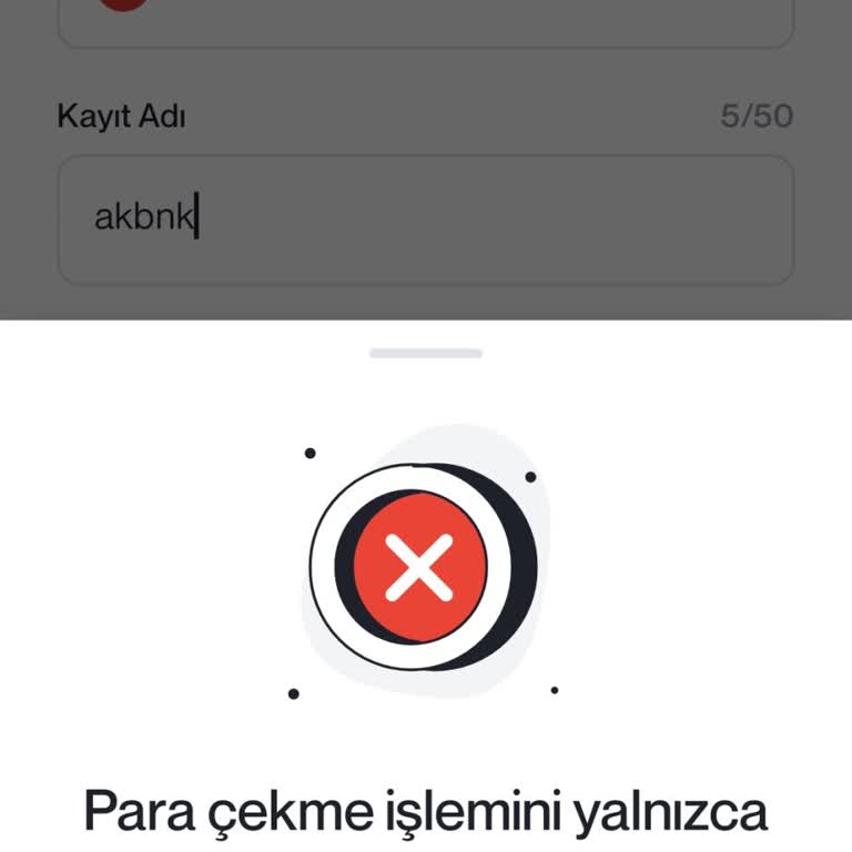 Papel Banka Hesabı Eklenmiyor