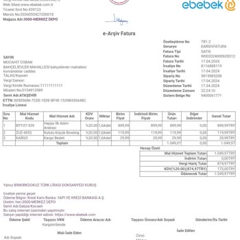 Ebebek Mağazasından Alınan Baby İlk Adım Arabası