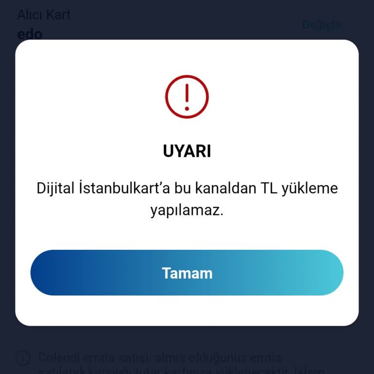 Paycell Faturana Yansıt Sistem Hatası