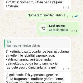 IMDb WhatsApp Ve Telegram Üzerinden Gelen Şüpheli Mesajlar Hakkında Uyarı