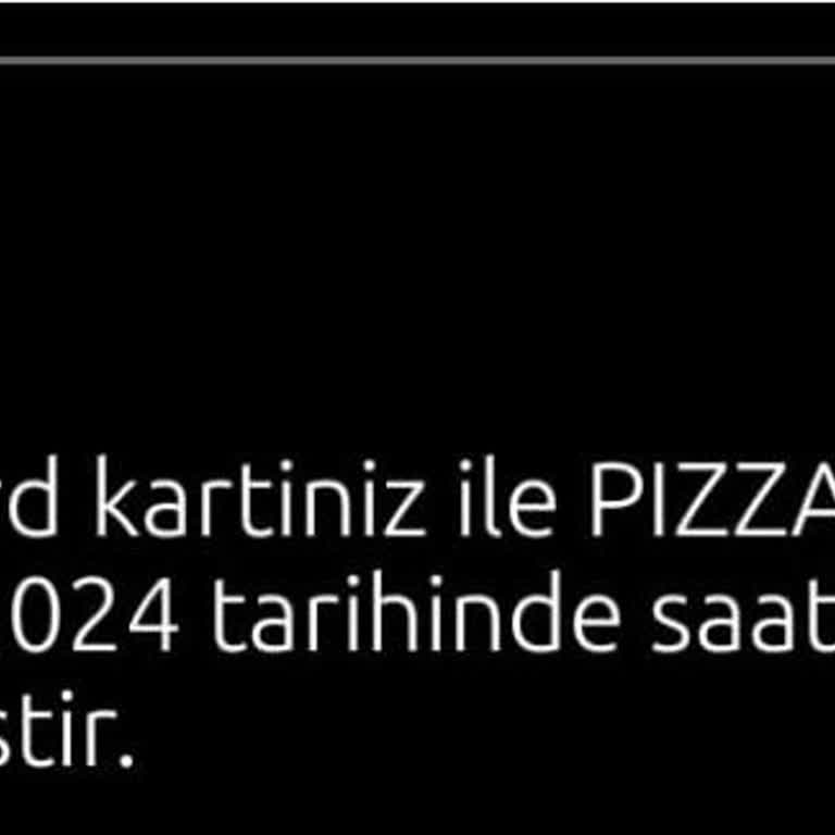 Pizza Hut Gelmeyen Siparişin Ödemesini Geri Vermedi
