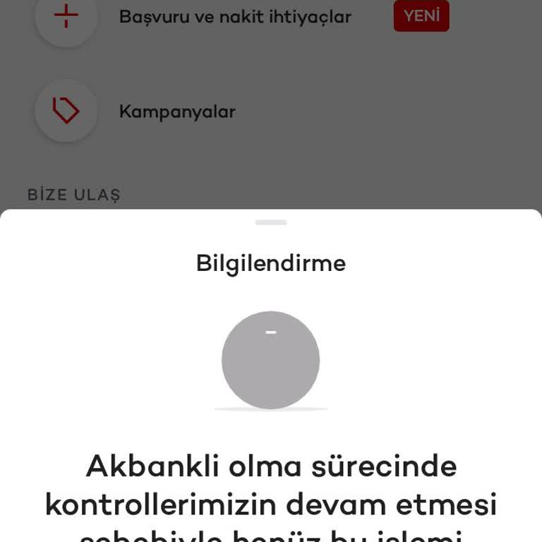 Akbank'lı Olma Sürecinde Kontrollerimizin Devam Etmesi