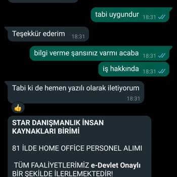 Finans Kuruluşları Adıyla Dolandırıcılık Star Danışmanlık Home Office İs