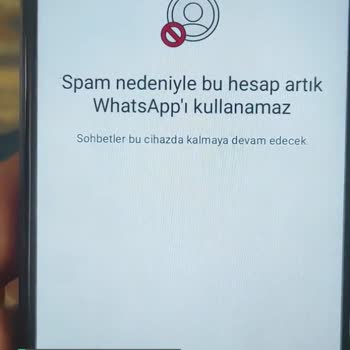 WhatsApp Spam Kaldırılması