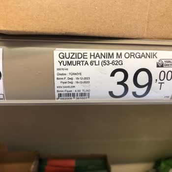 Şok Market Fiyat Etiketi Sorunu