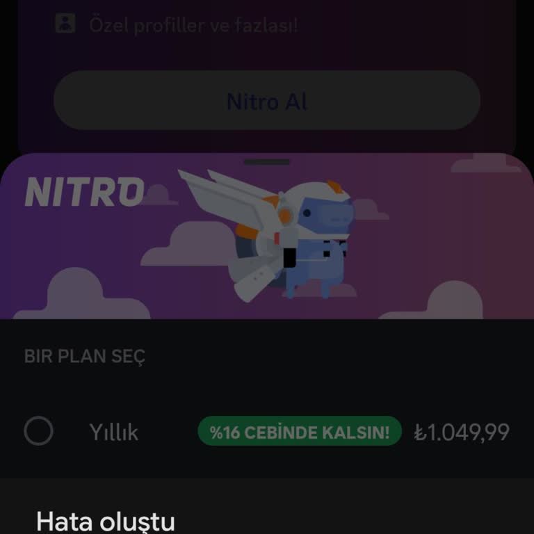 Discord Nitro Alırken Ülke Hatası