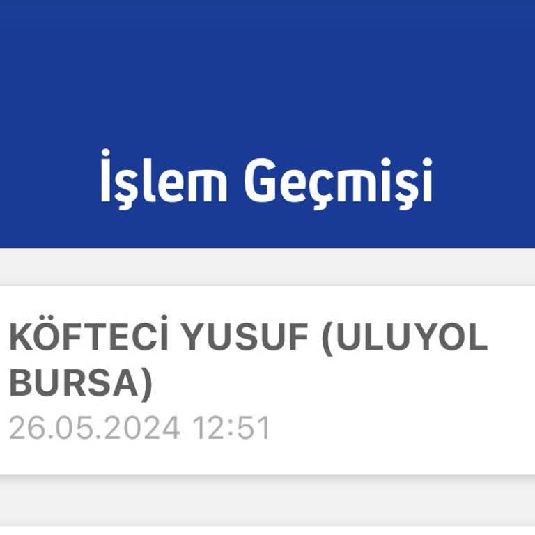 Köfteci Yusuf Online Sipariş Sıkıntısı