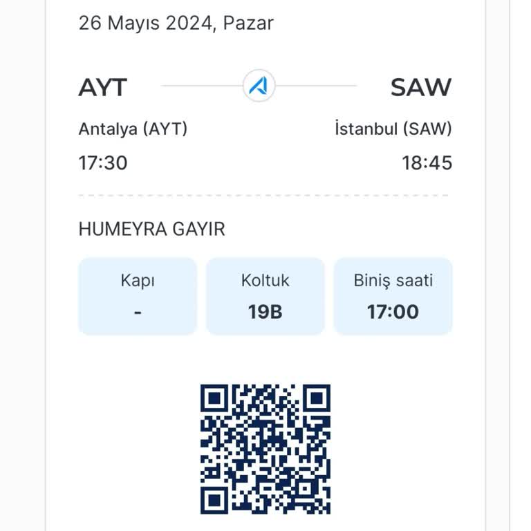 AJet (Anadolu Jet) Uçuş Kartıma Ulaşamıyorum