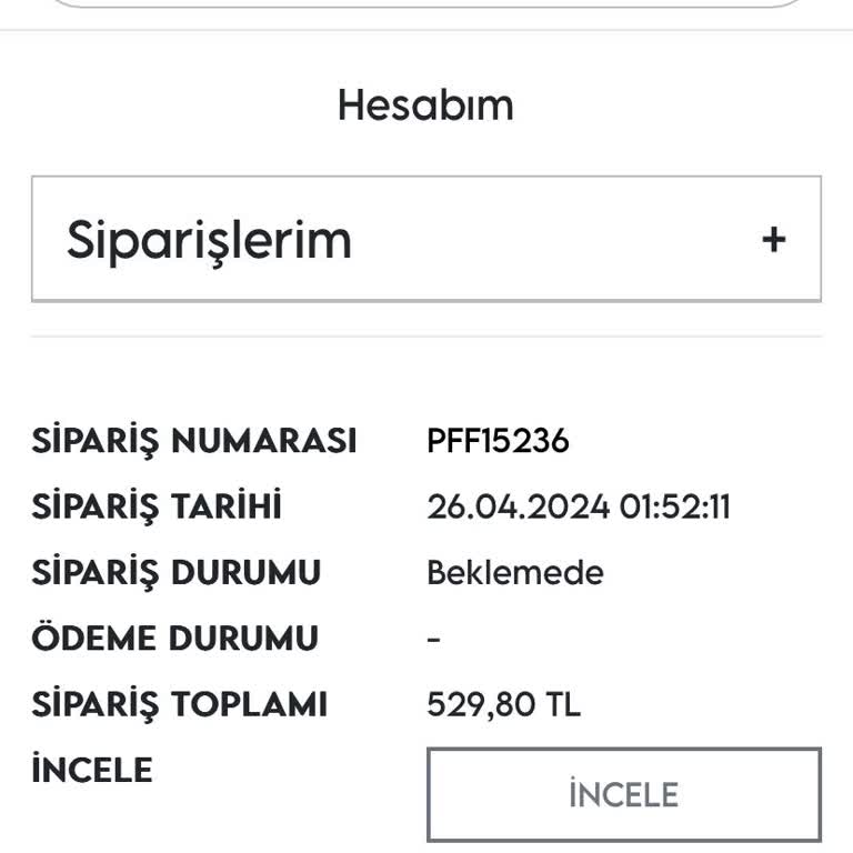 Puffy Parayı Alıp Ürünümü Göndermiyor