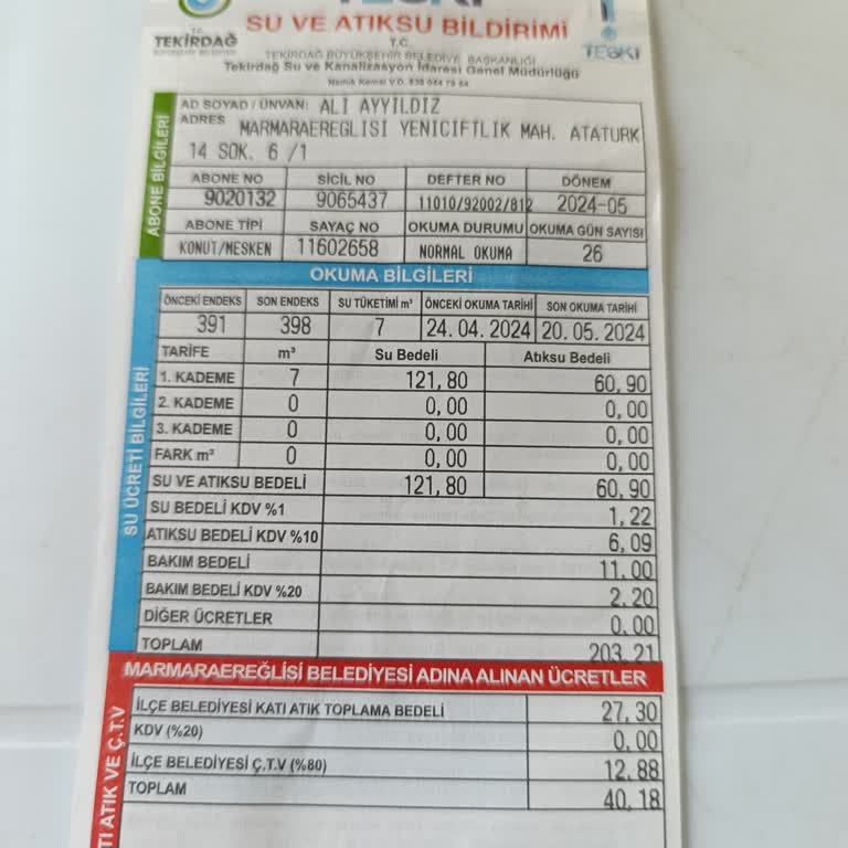 Marmara Ereğlisi Belediyesi Vidanjör Sorunu.