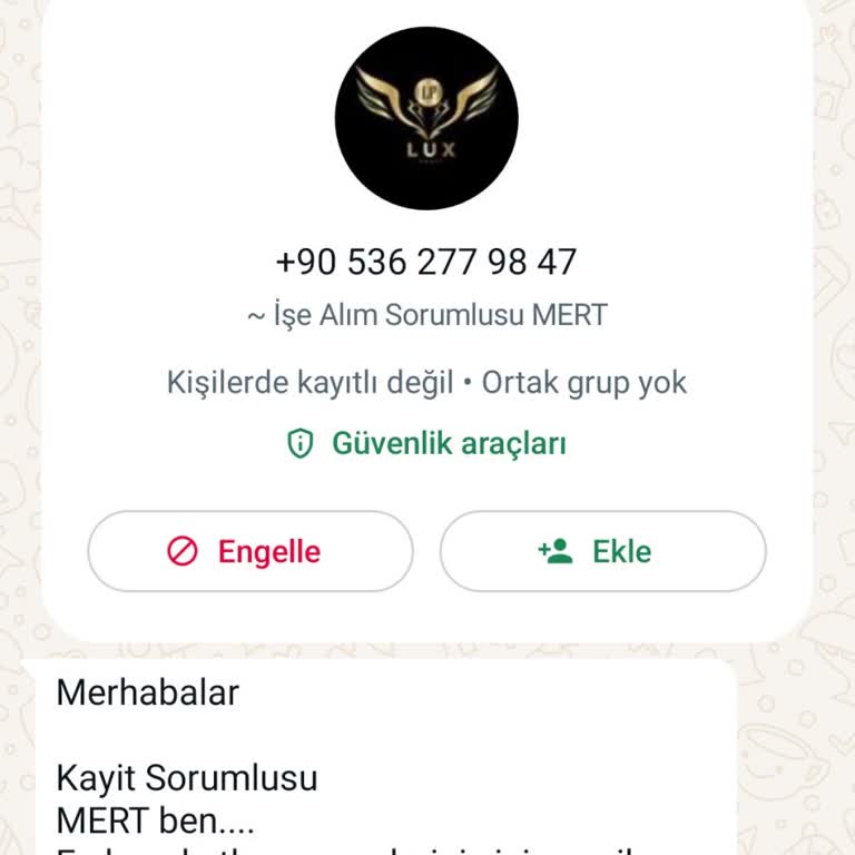 Lux Paketleme Lüks Paketleme Form İle Bilgilerimi Gönderdim.