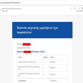 Lisansnet.com Ürünleri Ve Hizmetleri Hakkında Yaşanan Sorunlar