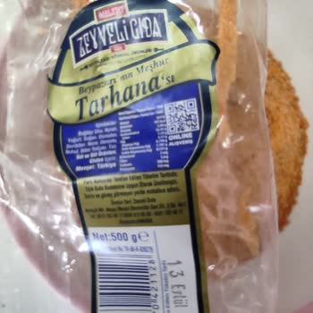 Zeyveli Gıda Bey Pazarı Tarhanası