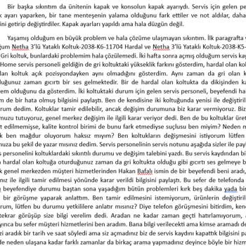 Enza Home Şikayet İzmir Mavişehir Yasemin Çoşkun Bayi