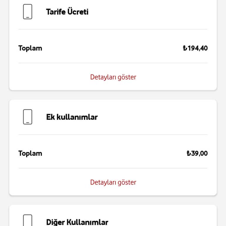 Vodafone Faturamın Fazla Ücretlendirme