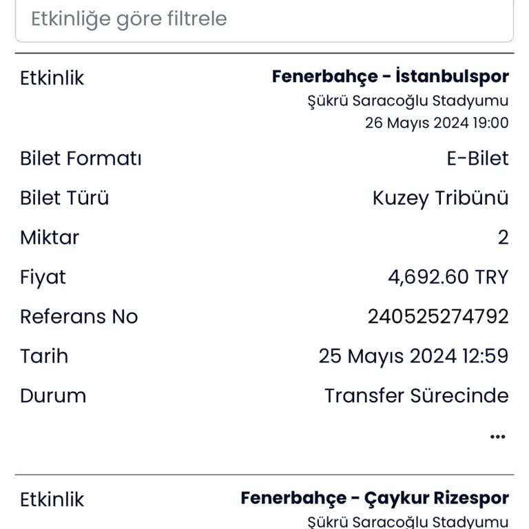 Banabilet.com Biletim Elime Ulaşmadı