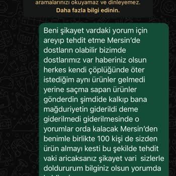 Lacossosman55 (Instagram) Yanlış Ürün Gönderimi Ve Saygısız Müşteri Hizmetleri