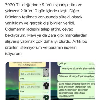 Lacossosman55 (Instagram) Yanlış Ürün Gönderimi Ve Saygısız Müşteri Hizmetleri