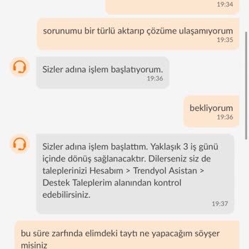 Trendyol İade Esnasında Kargo Firmasının Ürünü Karıştırması