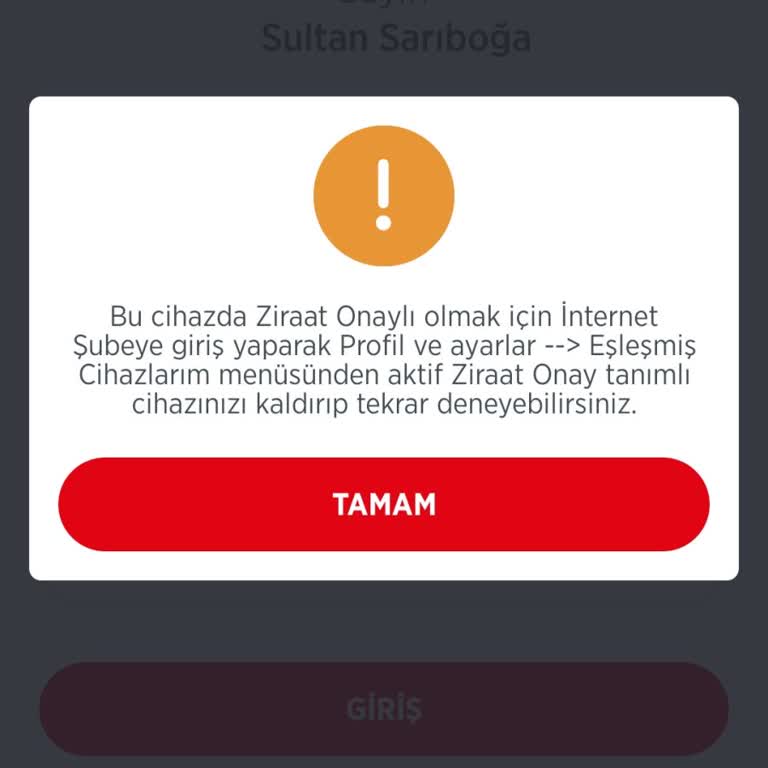 Ziraat Bankası Telefonuma Ziraat Hesabımı Açamıyorum