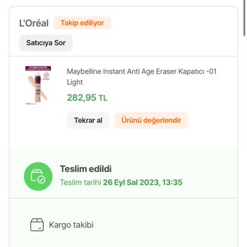 Maybelline Erişerek Bozuk Ürün Satıyor
