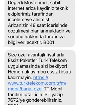 Türk Telekom Teknik Ekip Sorunu