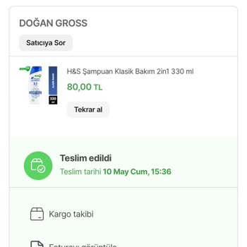 Hepsiburada Sahte H&S Şampuan